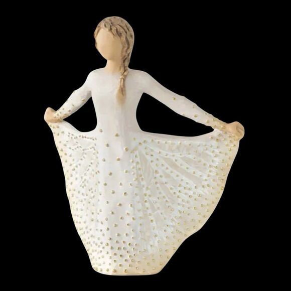 Signed Willow Tree Butterfly sculpted figure by Susan Lordi 6.5” Tall - Picture 2 of 10